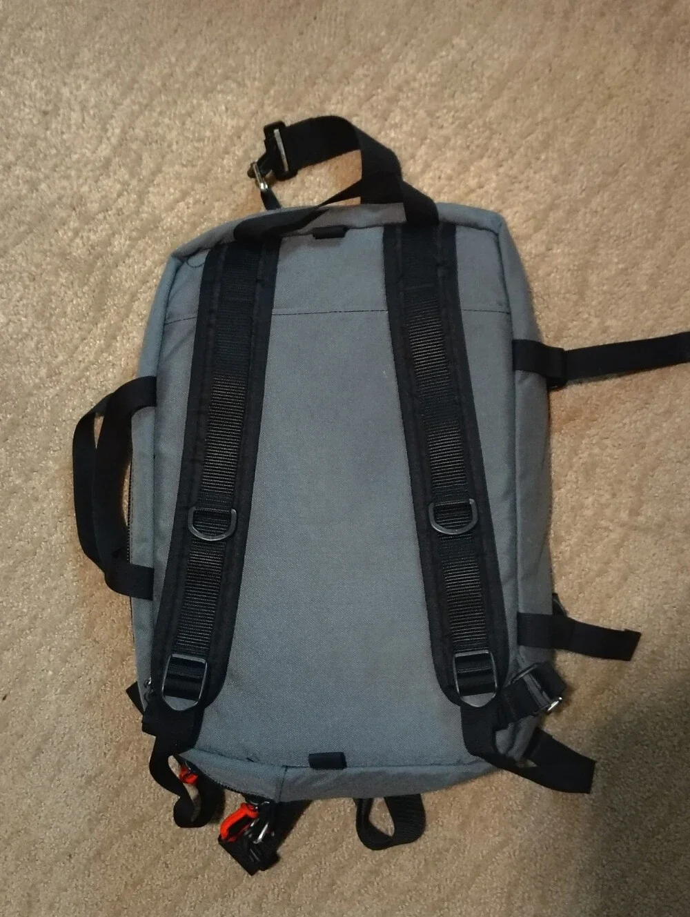Topo Designs Grey Mountain Briefcase Messenger Laptop Bag Backpack